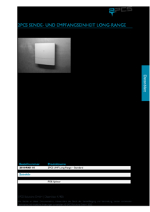 2PCS Produktdatenblatt Sende und Empfangseinheit Long Range K R5 pdf 1